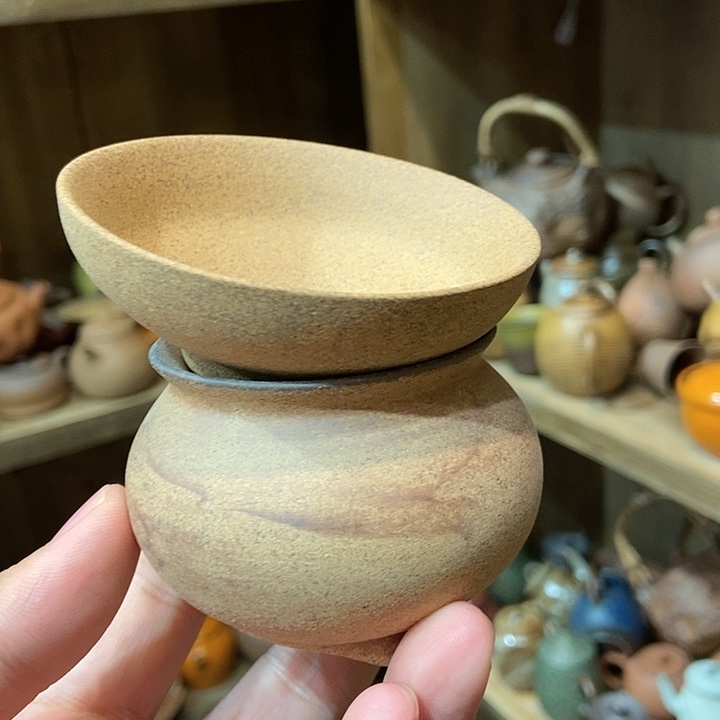 柴烧老岩泥高端茶器