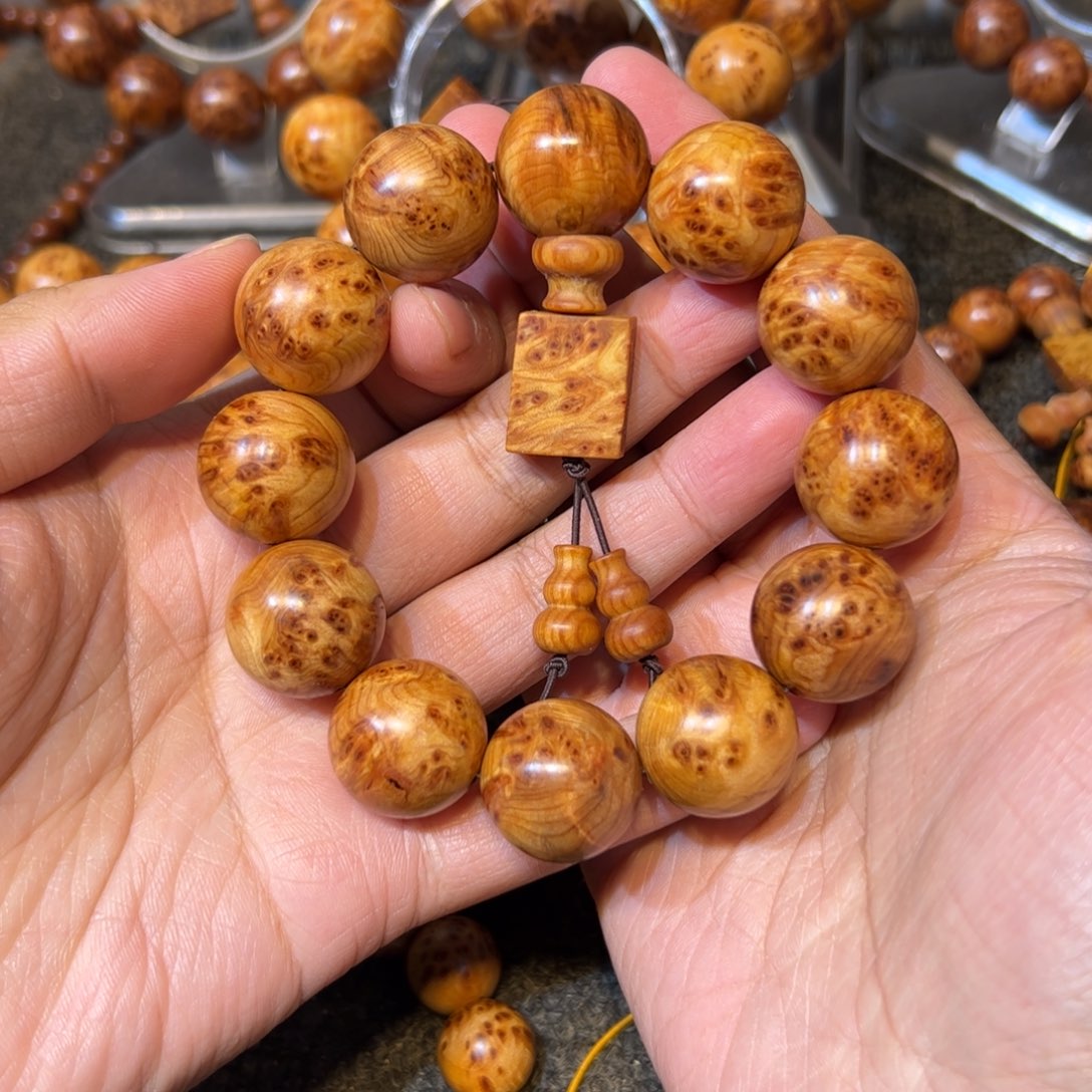 柏木（崖柏）手串/手链2.0红油入门级瘤疤手串