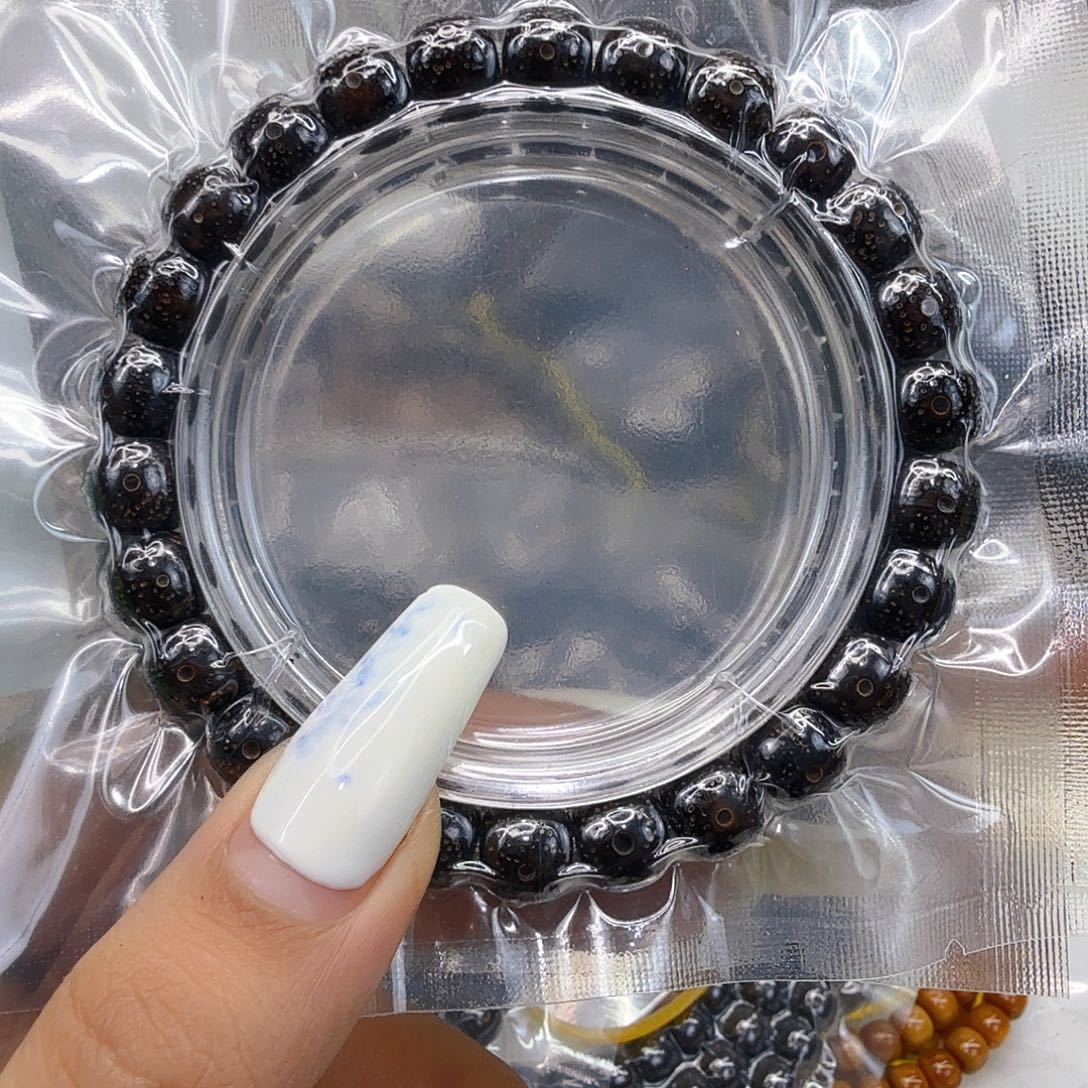 星月菩提手串105傲视黑筋遇华星月菩提98桶单圈