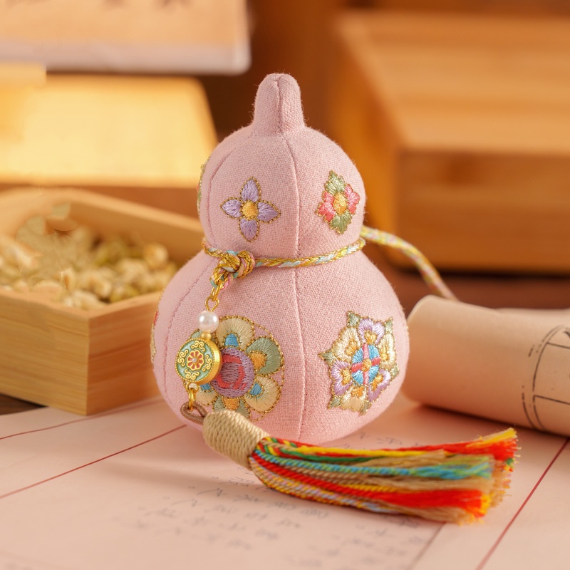 【藏宝阁】锦绣福禄双全葫芦挂件