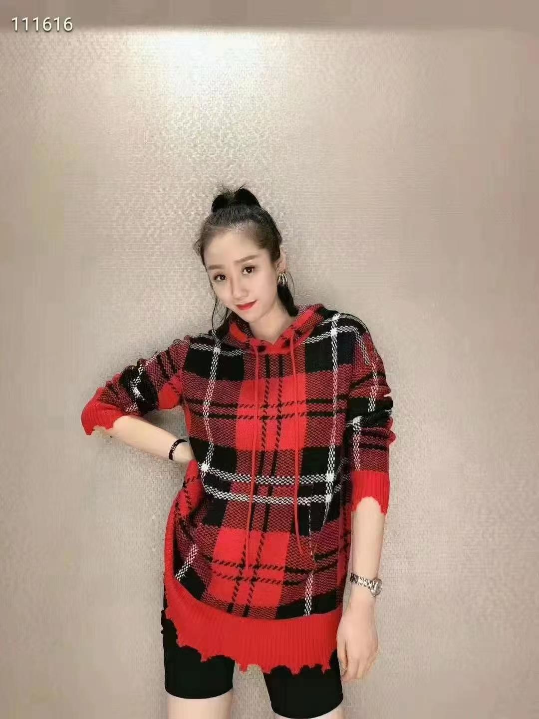 不支持退换/格子毛针织衫常规条纹款时尚1399323