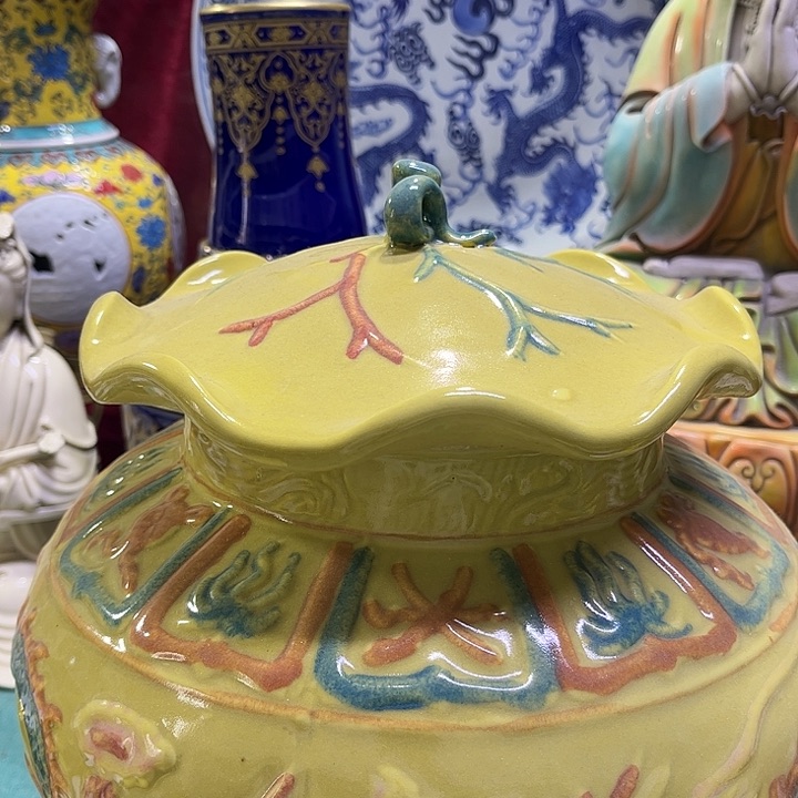 盖碗摆件摆件摆件创意