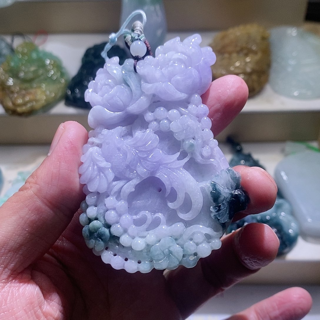 【闪购商品】翡翠颈饰未镶嵌凤凰