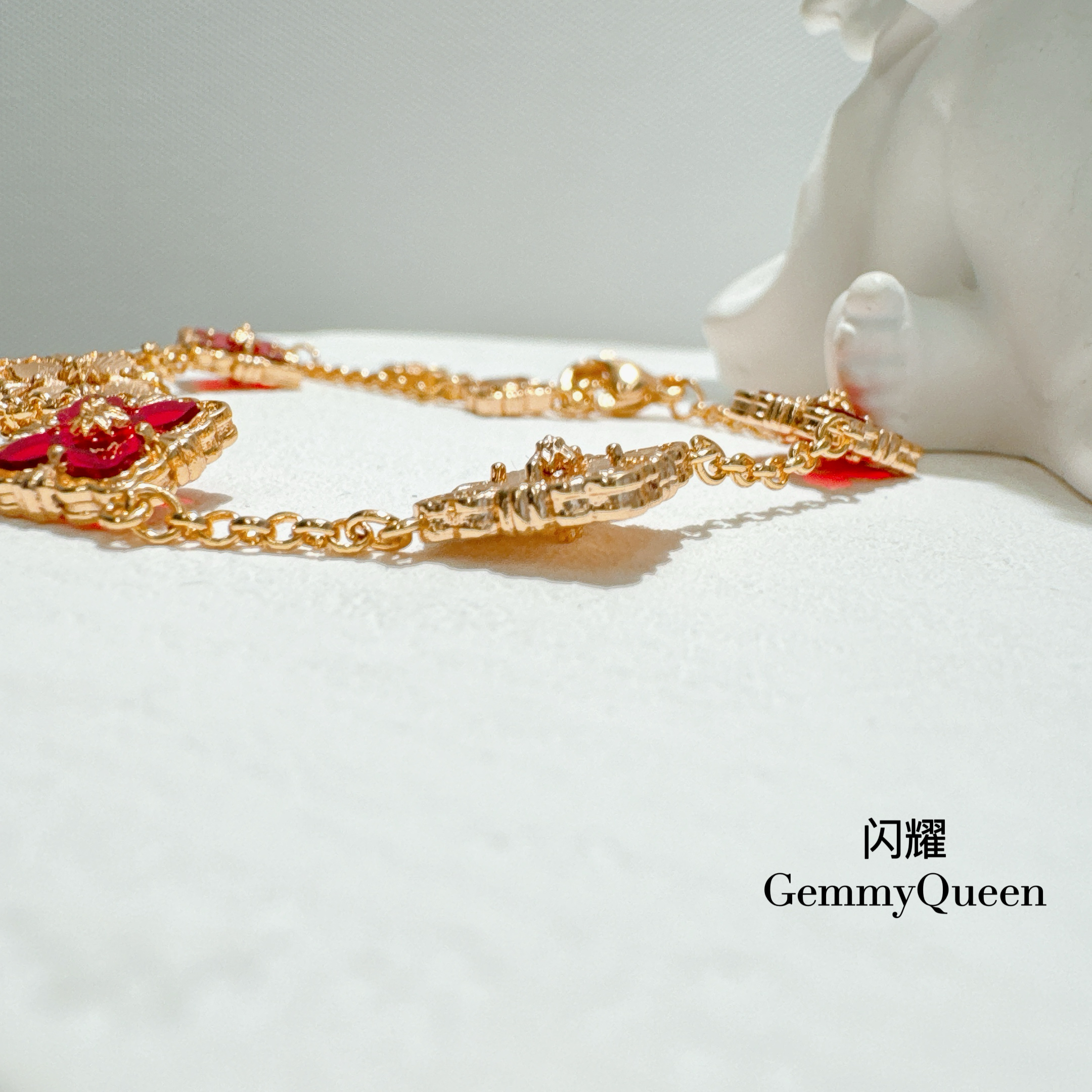 铜合金仿水晶手链 闪耀GemmyQueen手链GQ01869