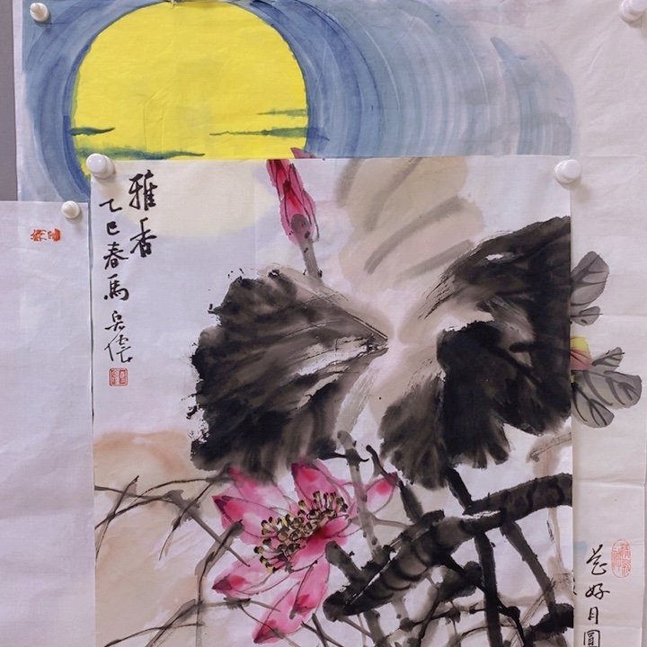 吉***3书法马老师绘画作品