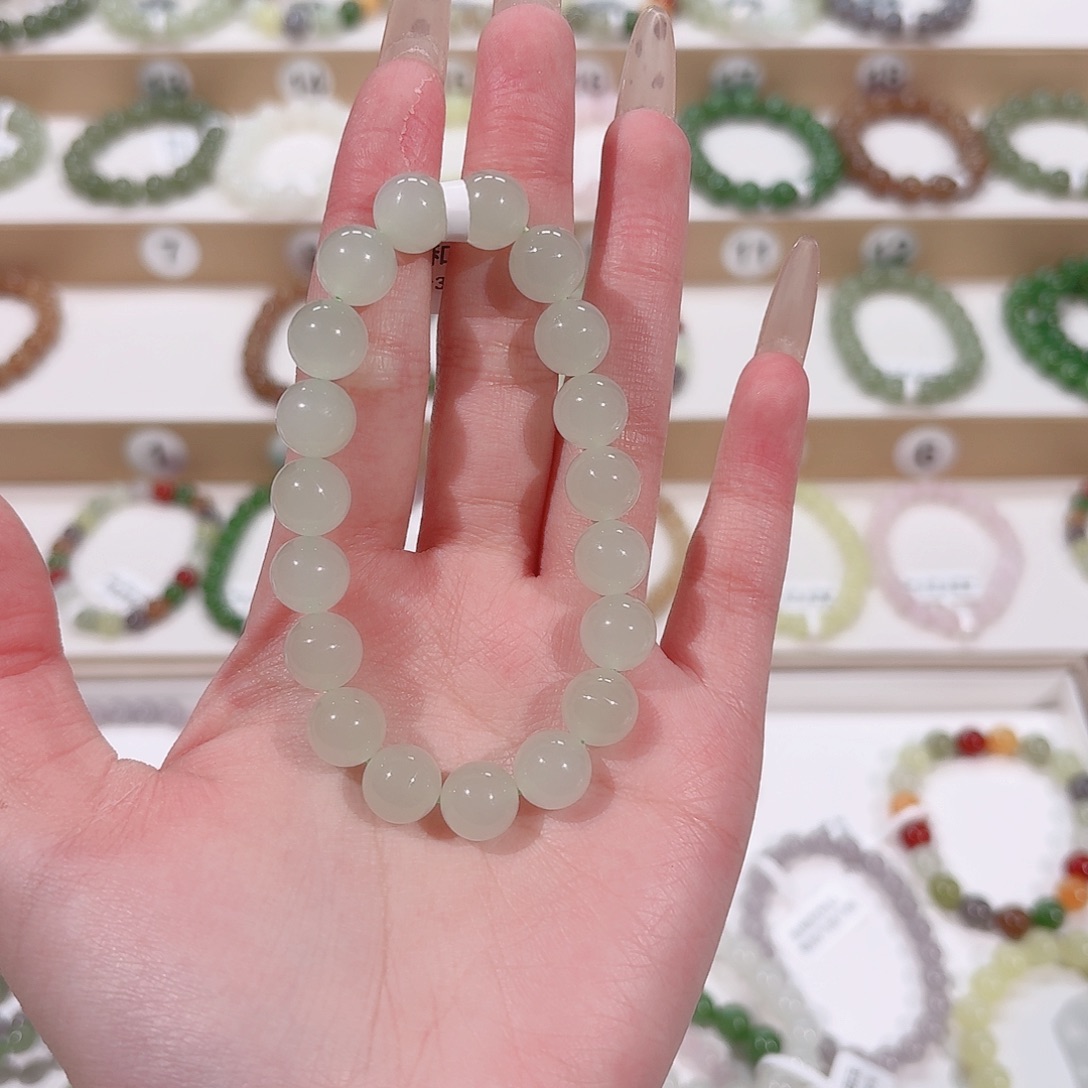 和田玉未镶嵌手串l