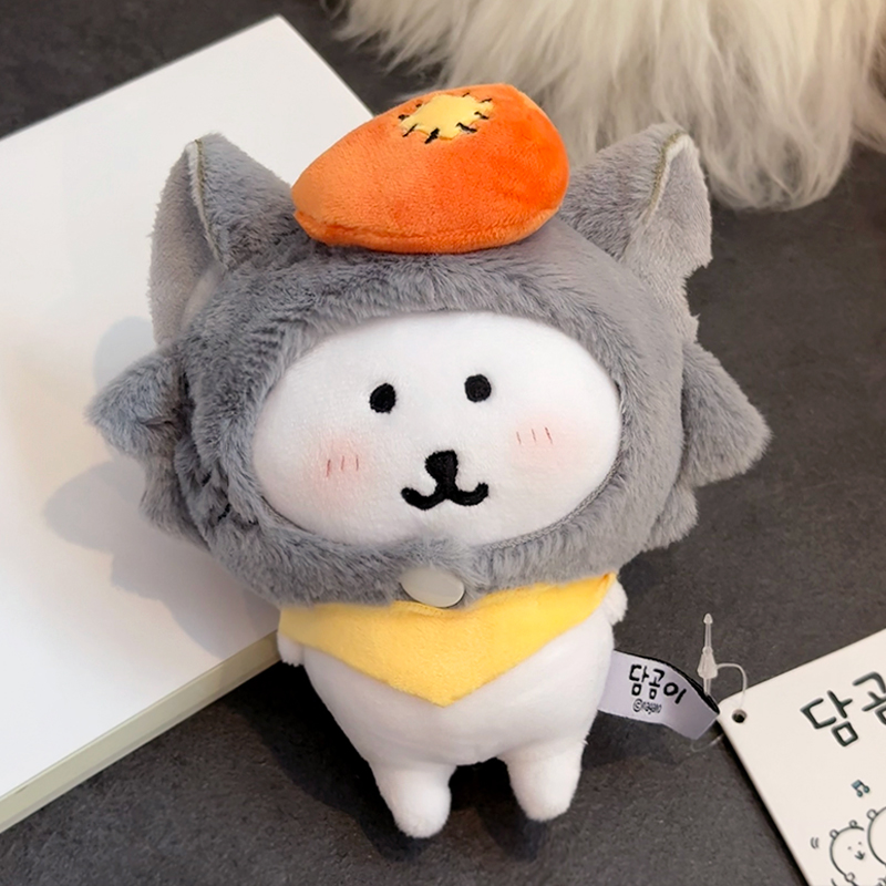 韩版13cm自嘲熊挂件cos雪王灰太狼轻松熊帽子可爱毛绒玩具女礼物