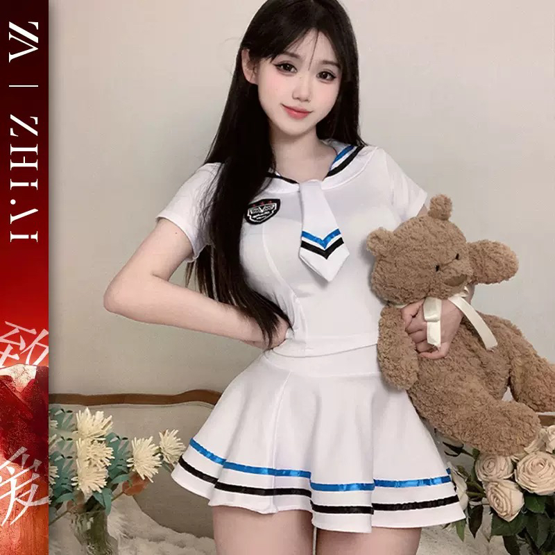 学生jk超短裙睡衣纯欲辣妹水手服情人节夏季约会必备小衣服学院风