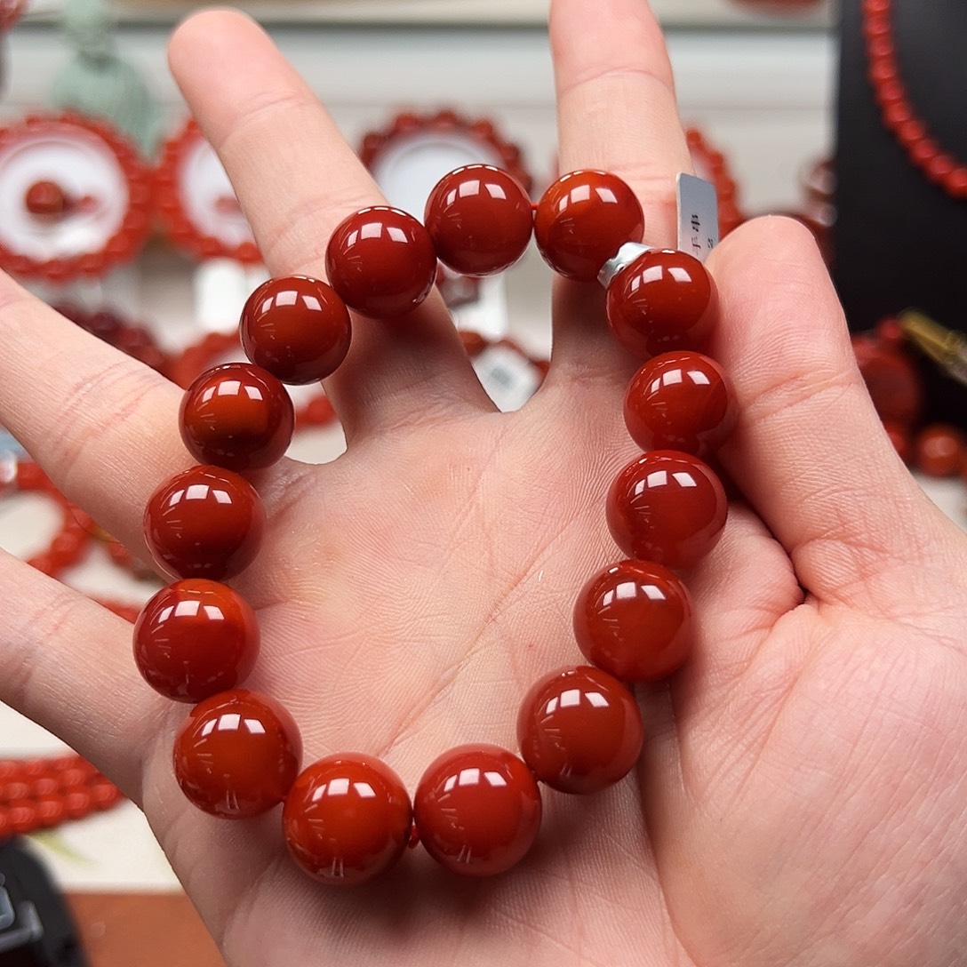 南红玛瑙未镶嵌手串