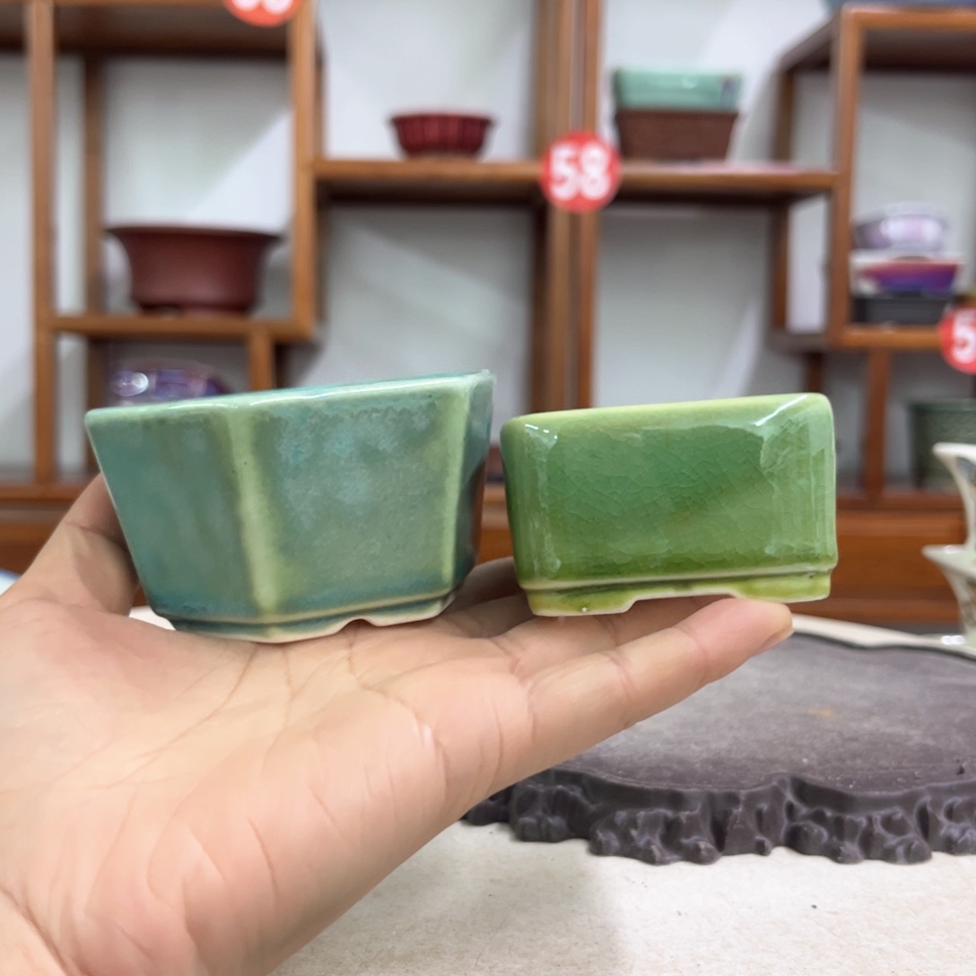 紫砂花盆瑕疵4.5-7 3.5-6。。。