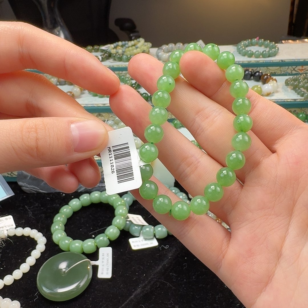 和田玉手串未镶嵌