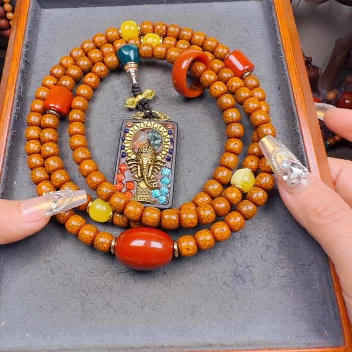 星月菩提吊坠脖挂