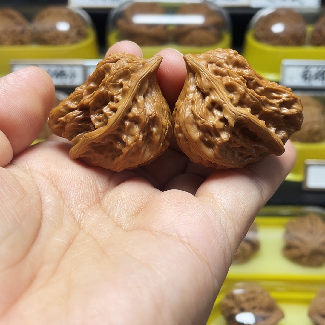 吊坠文玩核桃鸳鸯