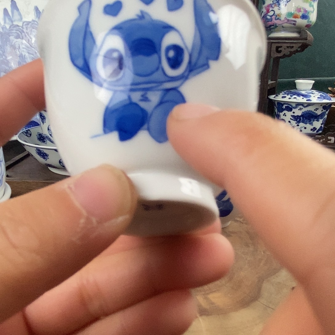 瓷片景德镇青花手绘茶器19