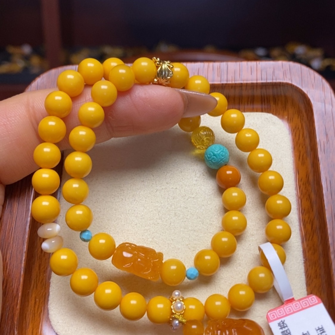 【闪购商品】蜜蜡手链未镶嵌手串