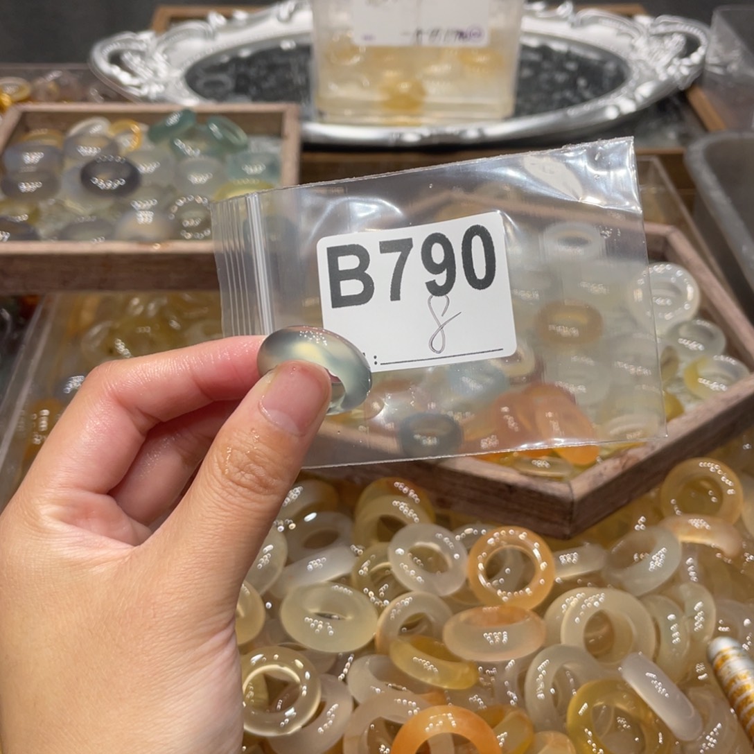玛瑙/玉髓未镶嵌戒指790