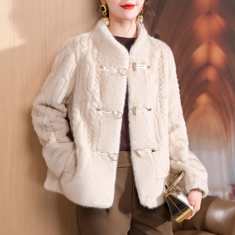 【爱兰专属】新中式妈妈冬装外套新款P-X-SLE805 