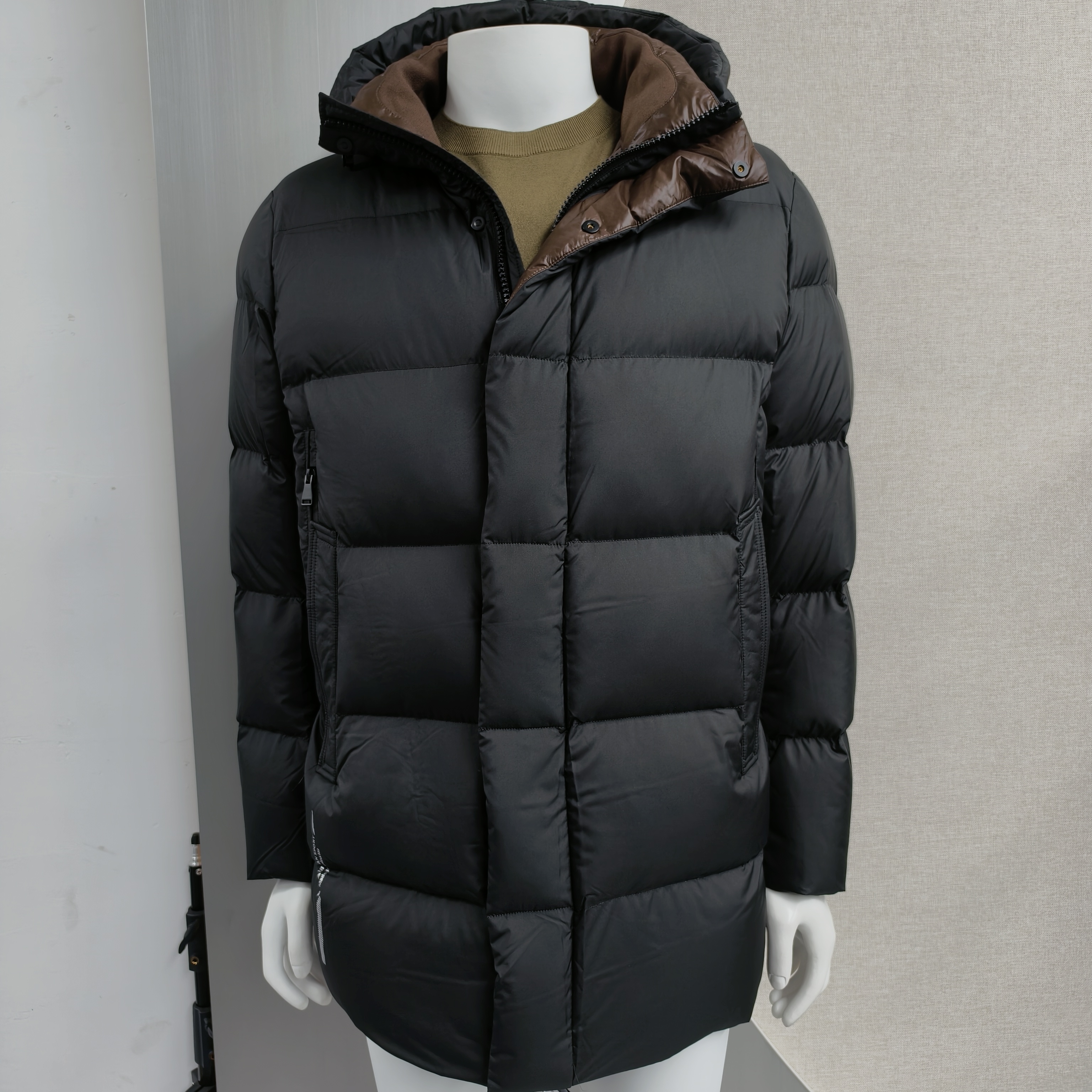 飒沃MY772男士加厚长款羽绒服