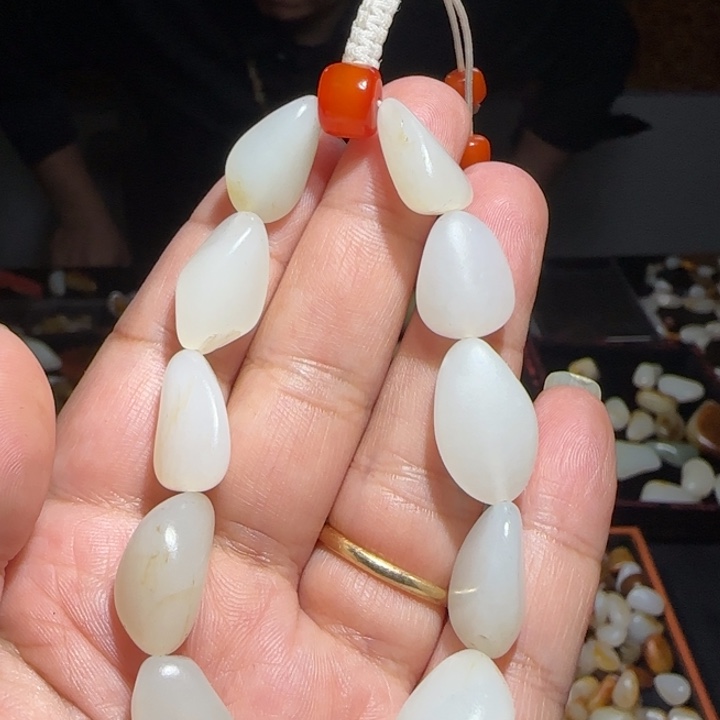 和田玉手链未镶嵌27