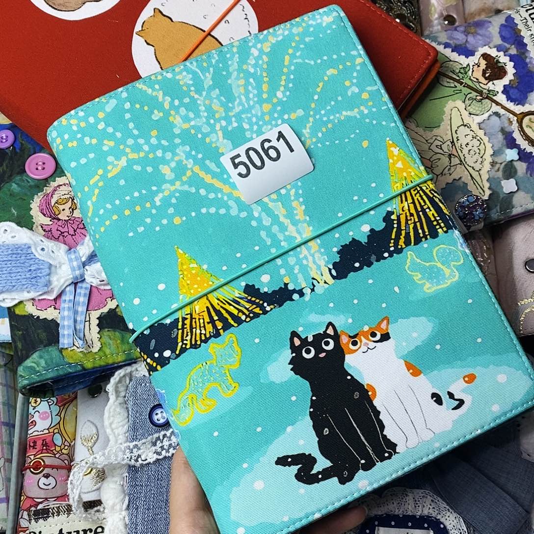 织绣A5活页不带纸5061