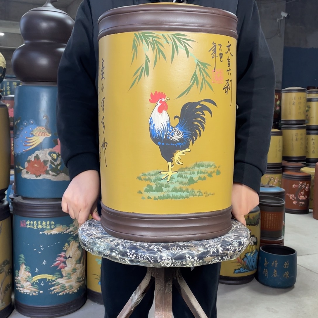 宜兴原矿紫砂茶叶罐