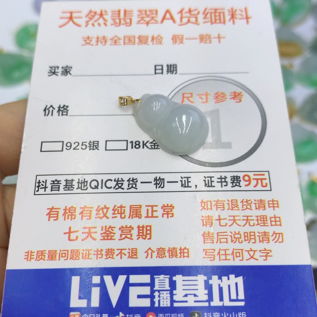 翡翠颈饰未镶嵌翡翠