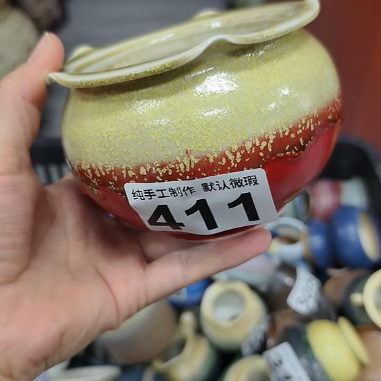 景德镇手工高温陶瓷：内10.5口高10