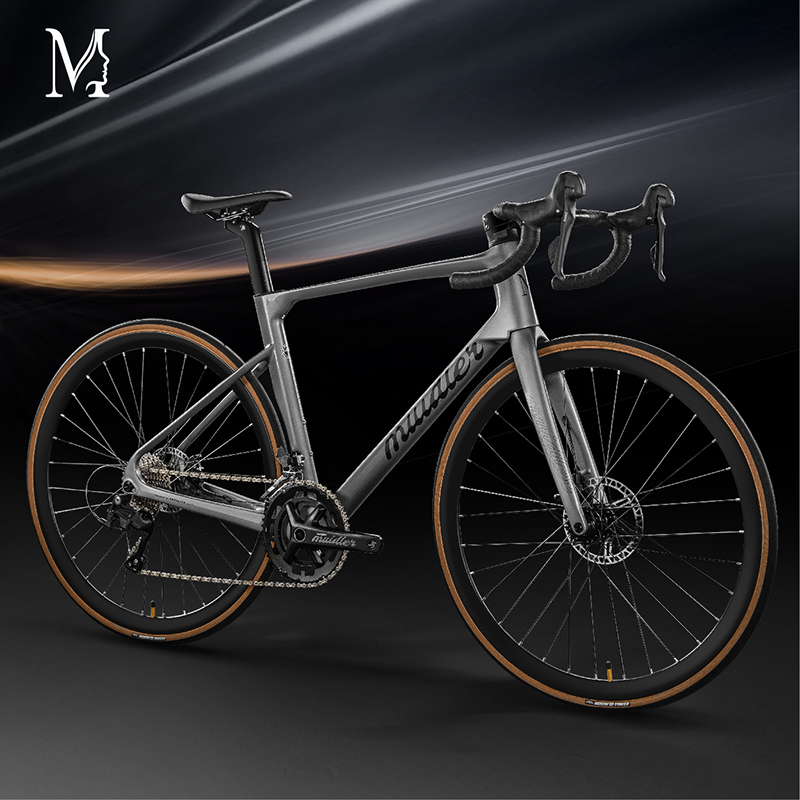 Muidler媚影哈得斯400弯把公路自行车碳纤维油压碟刹桶轴竞速赛车