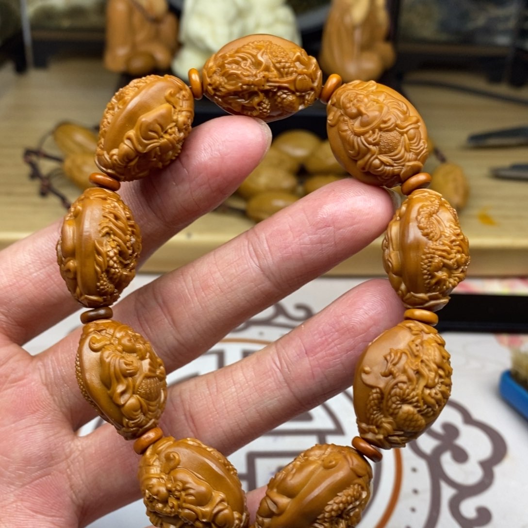橄榄核手串/手链橄榄核雕工艺手串