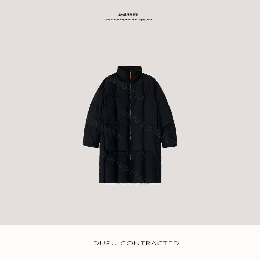 DUPU CONTRACTED 鹅绒系列/高密三防双面绗穿轻盈长款羽绒大衣