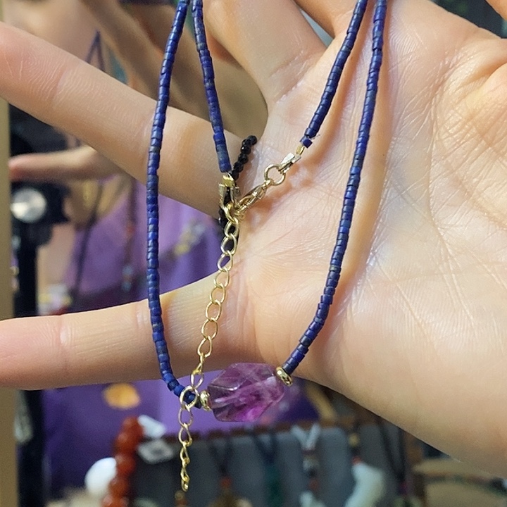 铁合金石英石手链项链