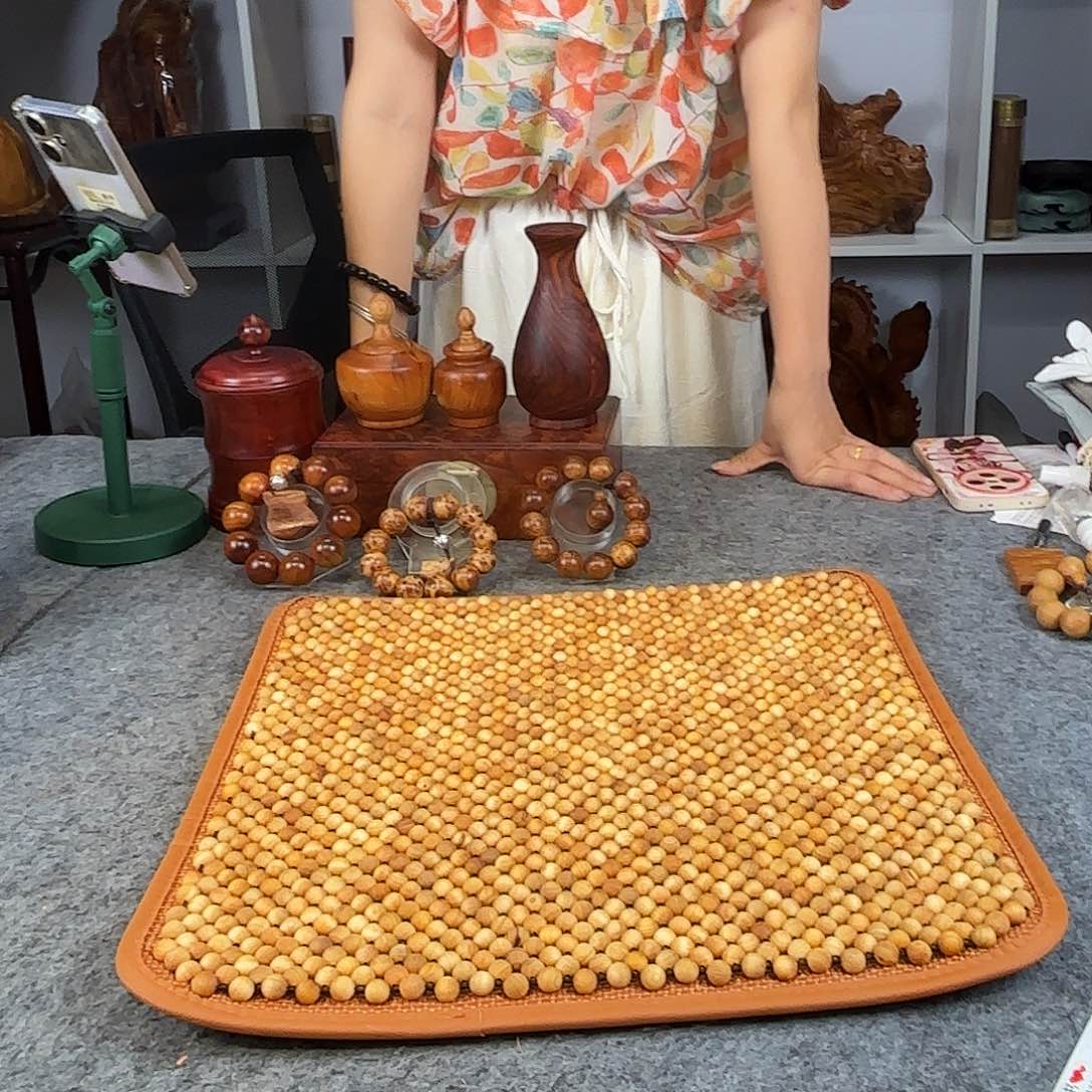 柏木（崖柏）崖柏珠子坐垫 汽车椅子沙发通用