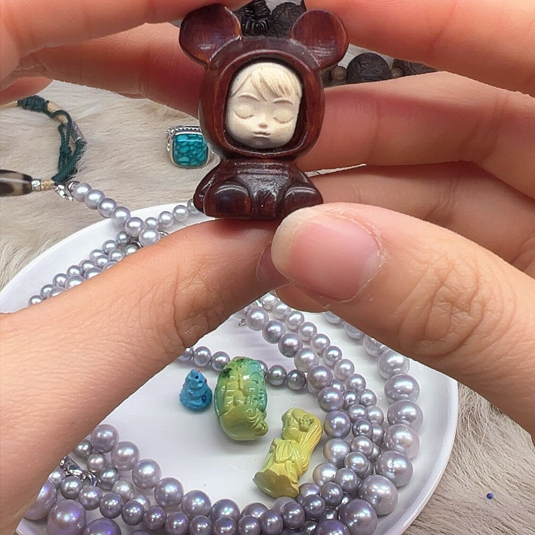 绿水晶手链银S925镶嵌