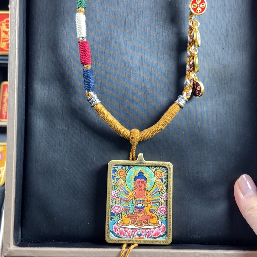 吊坠嘻**.美丽的唐卡结缘