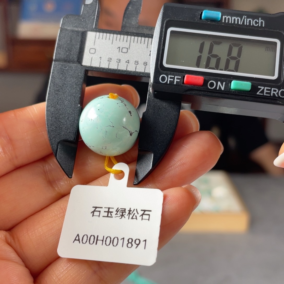 绿松石未镶嵌颈饰