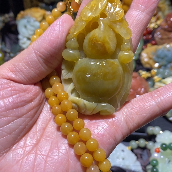 岫玉岫玉吊坠未镶嵌