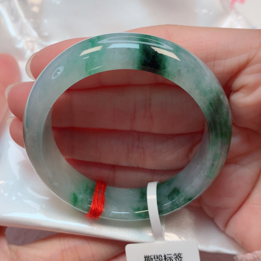 翡翠手镯未镶嵌53.8贵妃