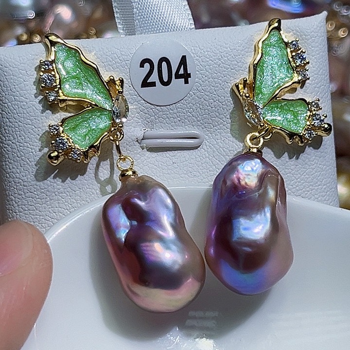 未镶嵌耳饰淡水珍珠