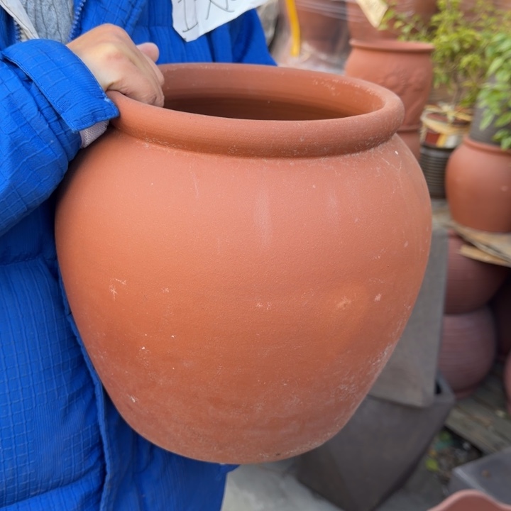 花盆紫砂口21高25宜兴紫砂 