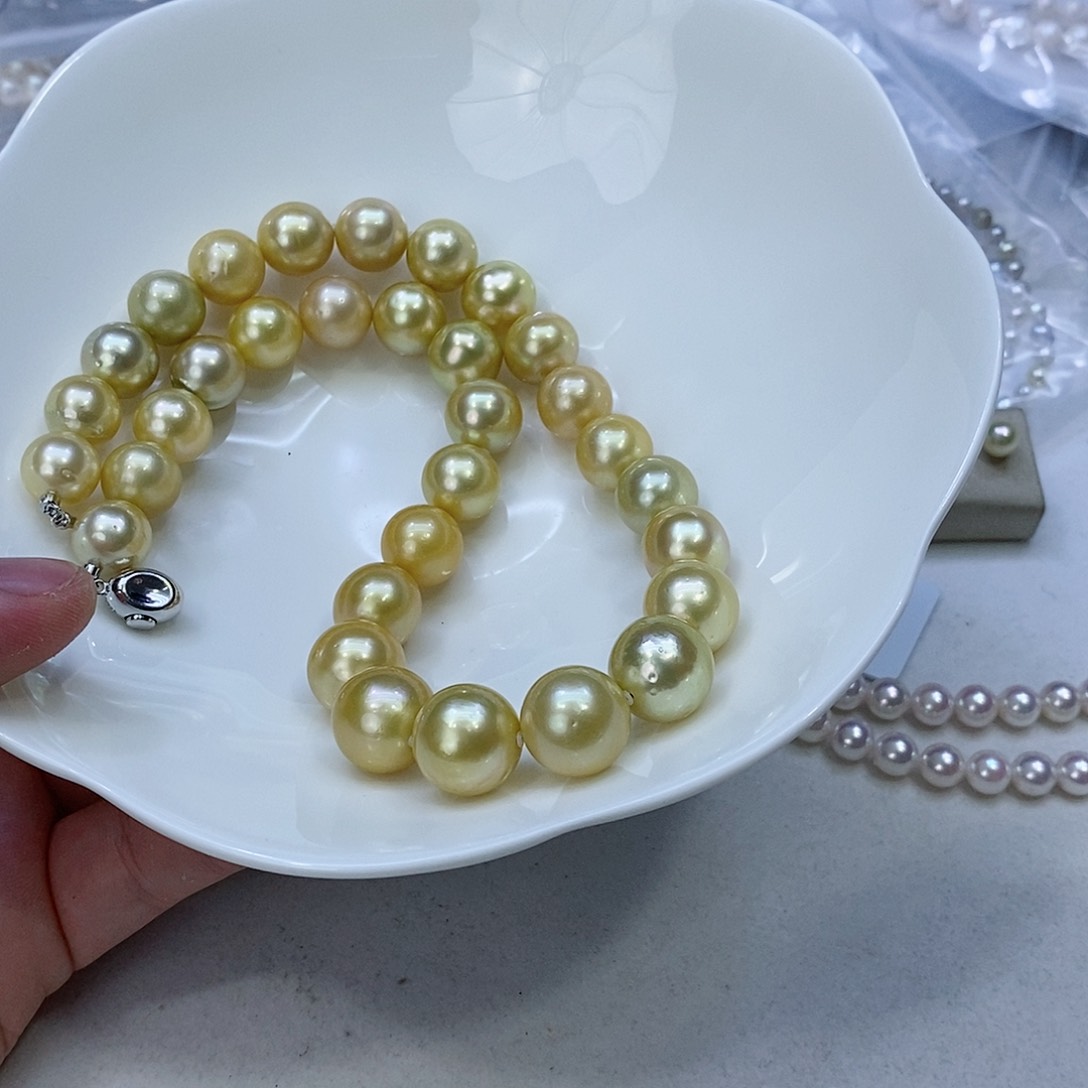 海水珍珠颈饰银S925镶嵌