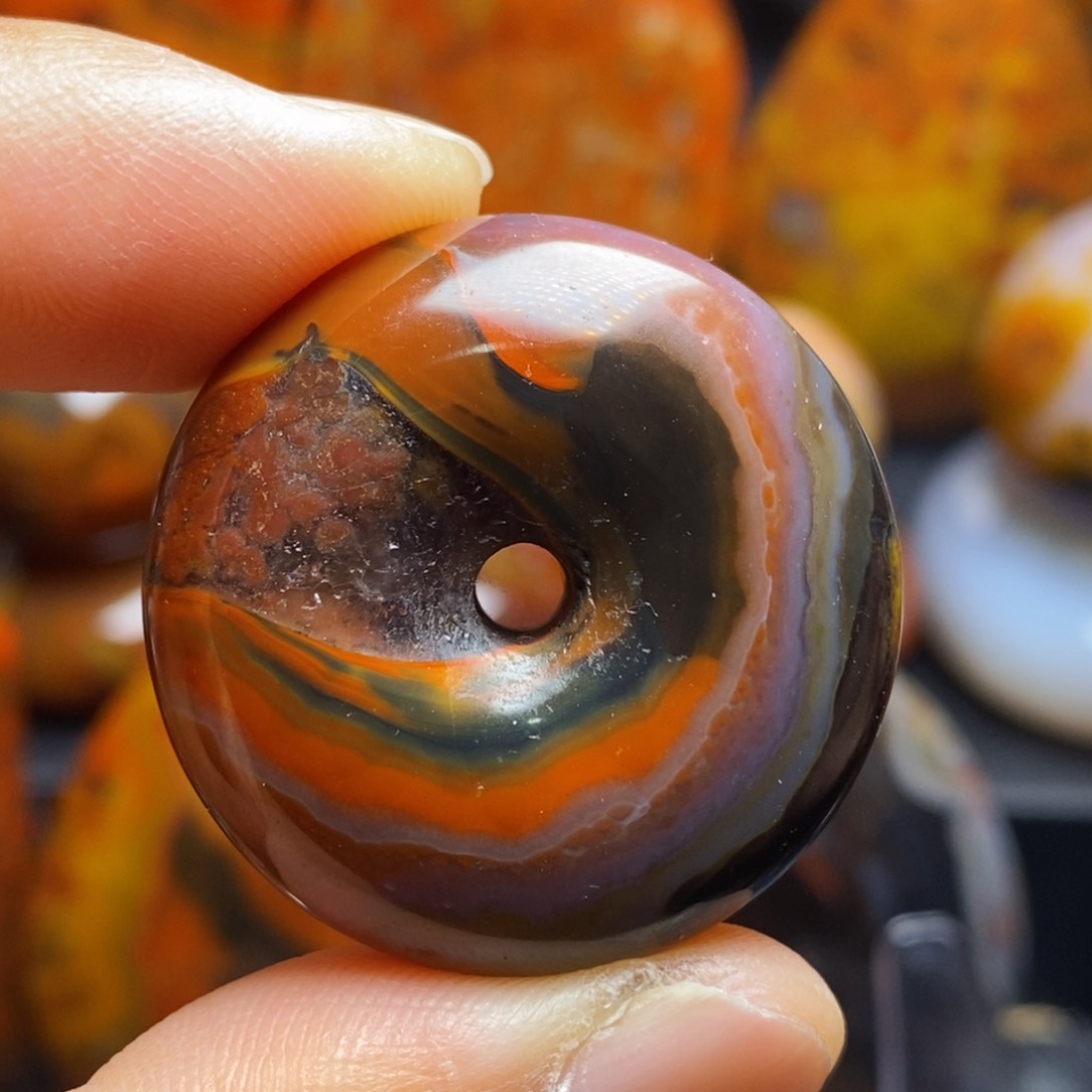 玛瑙/玉髓吊坠(不含链)未镶嵌