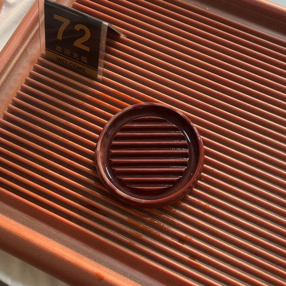 天***意电木茶盘壶托无孔两个