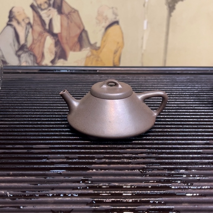 紫砂茶壶合瓢还原烧