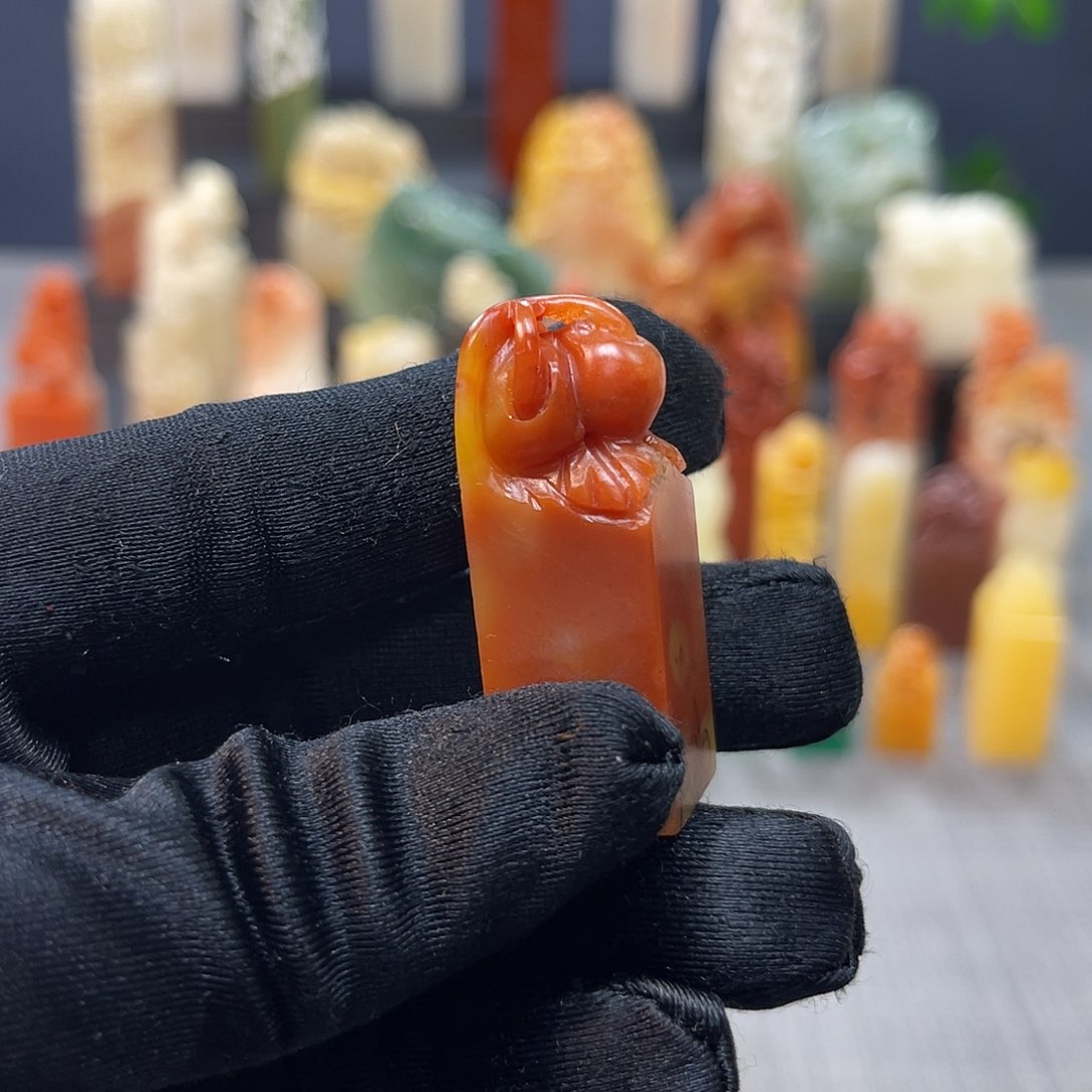 寿山石印石包邮包刻7626