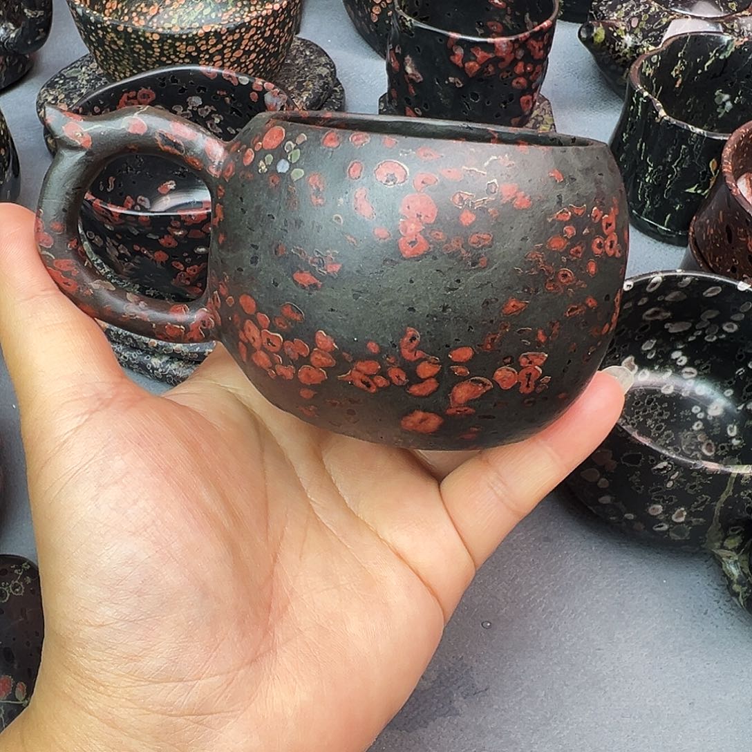 梅花玉鱼缸石茶周边不退不换