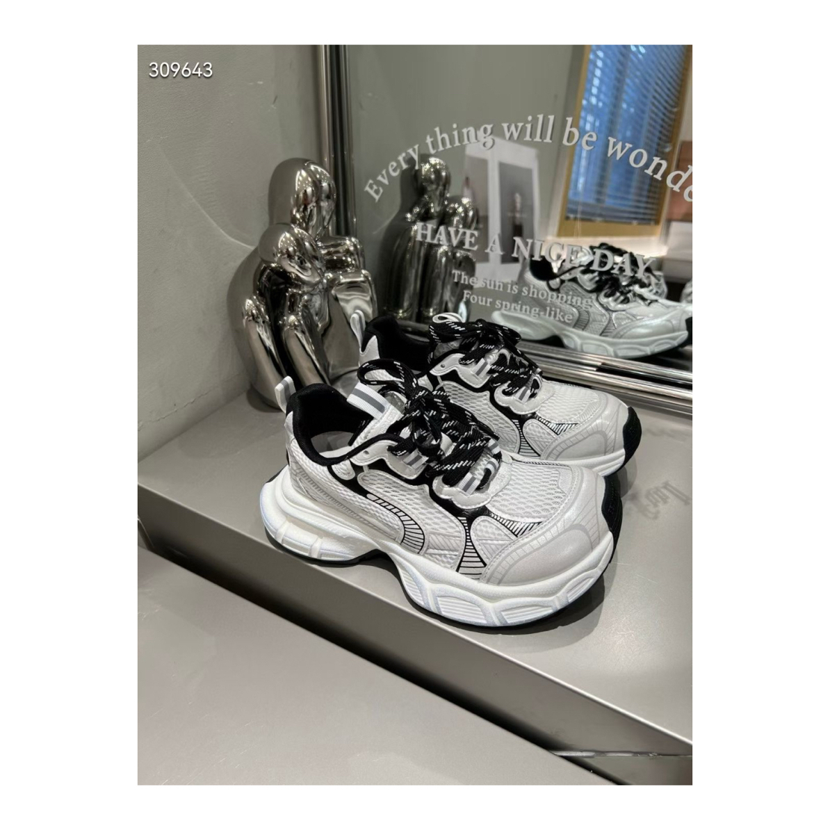 运动休闲鞋老爹鞋厚款时尚休闲鞋百搭ins休闲鞋潮鞋