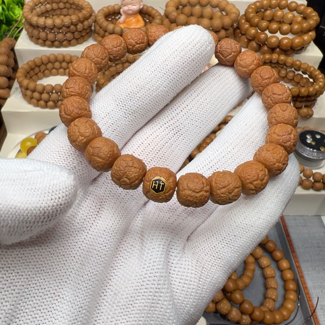 猴头核桃手串D***k金标饕餮