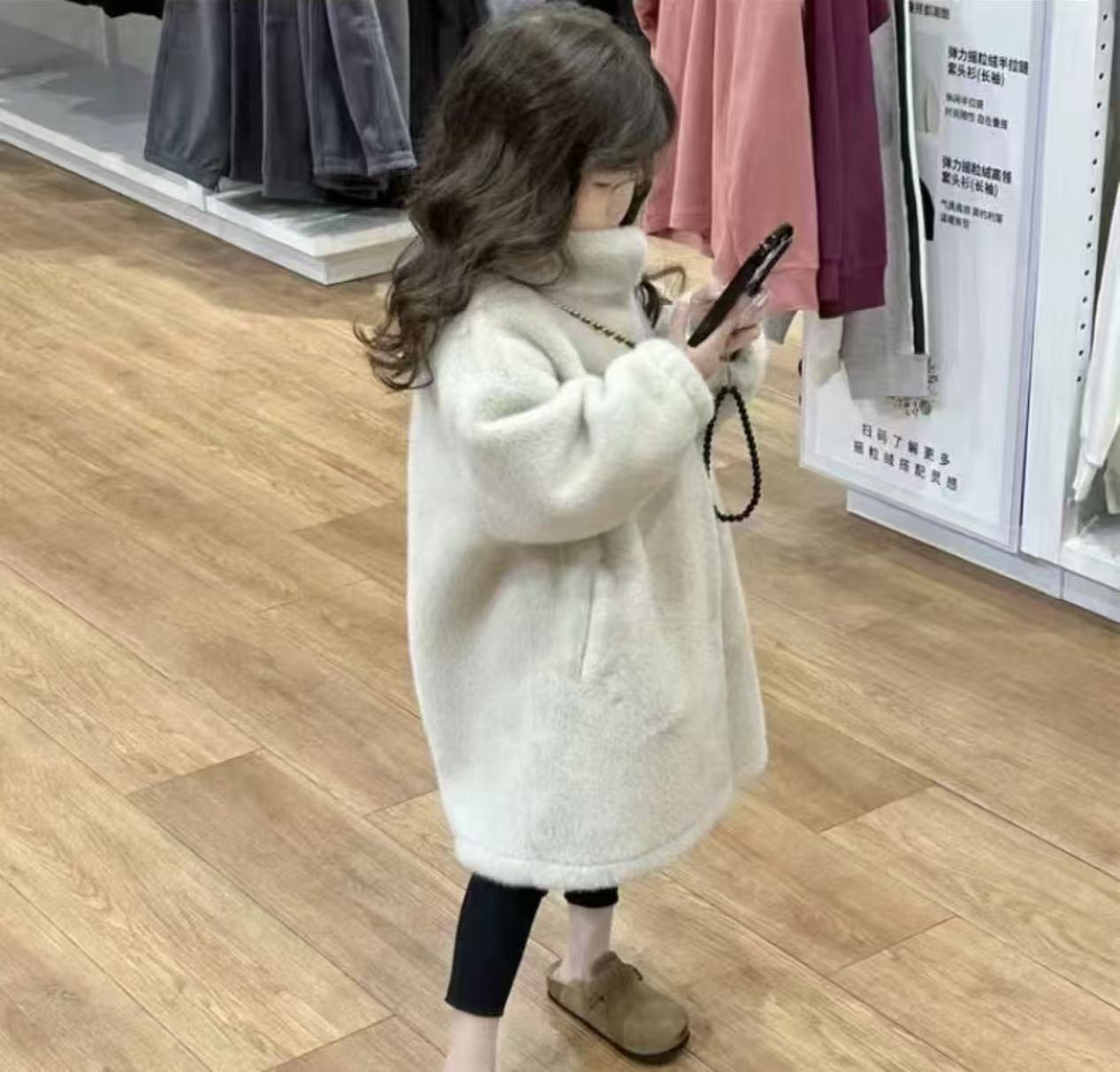 【蜜糖～菠萝自制冬季第一场】女童外套【重工好面料呢大衣】