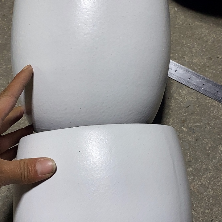 紫砂花盆高20口19一对