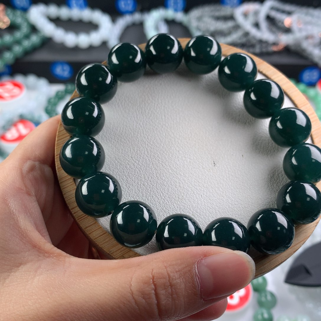 翡翠手链未镶嵌卡14.2